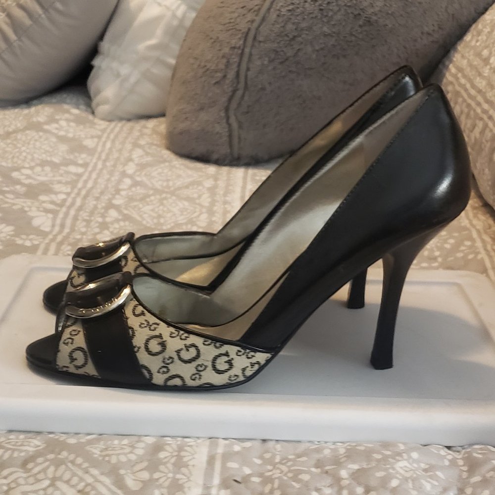 Guess Peep Toe Heel 8 1/2